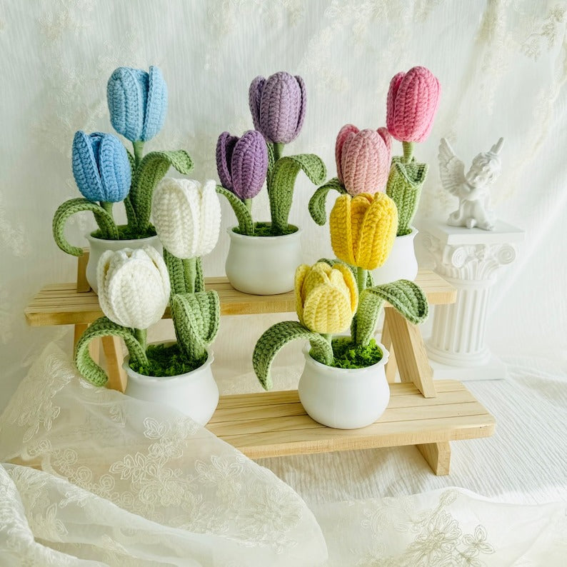 Handcrafted Tulips For Gift Main image