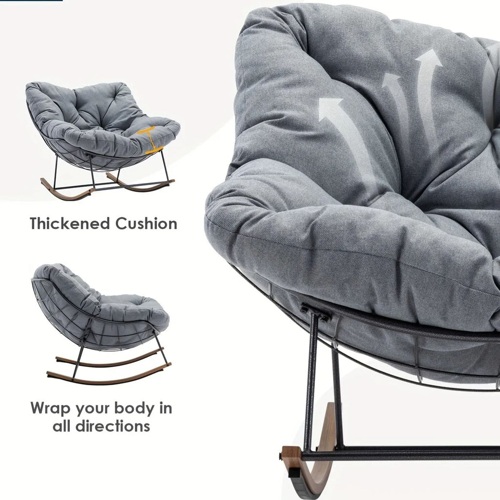 💥Clearance Sale💥Buy 2 Get 2 Free 💝Patio Oversized Upholstered Rocker Chair