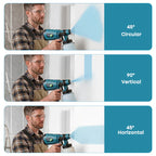 High-pressure Cordless Paint Sprayer with 2 Batteries