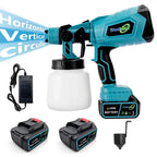 High-pressure Cordless Paint Sprayer with 2 Batteries