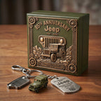 Jeep 85th Anniversary Keychain